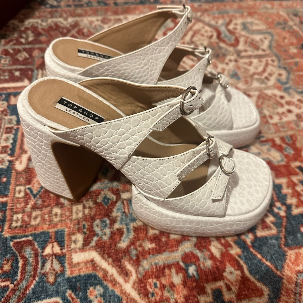 Top shop genuine leather heels!